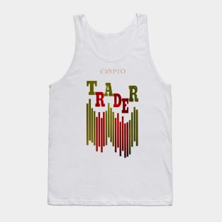 CRYTPO TRADER (COSMIC) / WHITE Tank Top